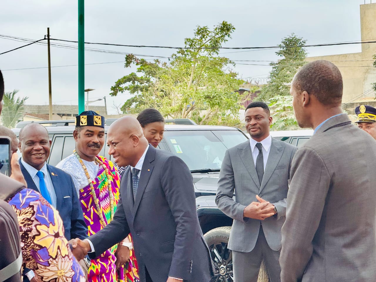 Le Ministre-Maire d'Agoè-Nyivé 4, Dr Abdul-Fahd Fofana, lors de son allocution